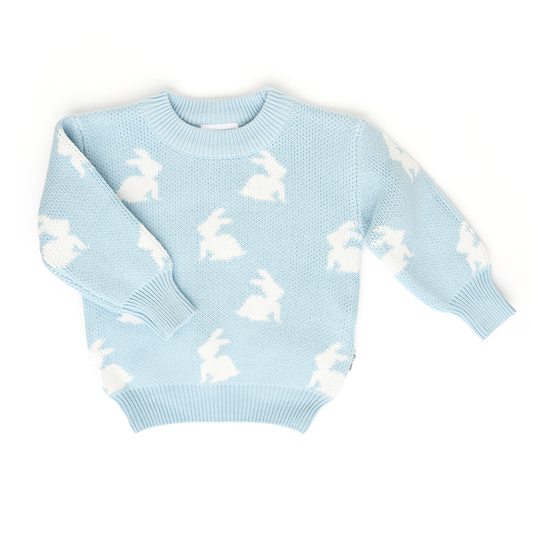 Blue Bunny Sweater | Gigi & Max