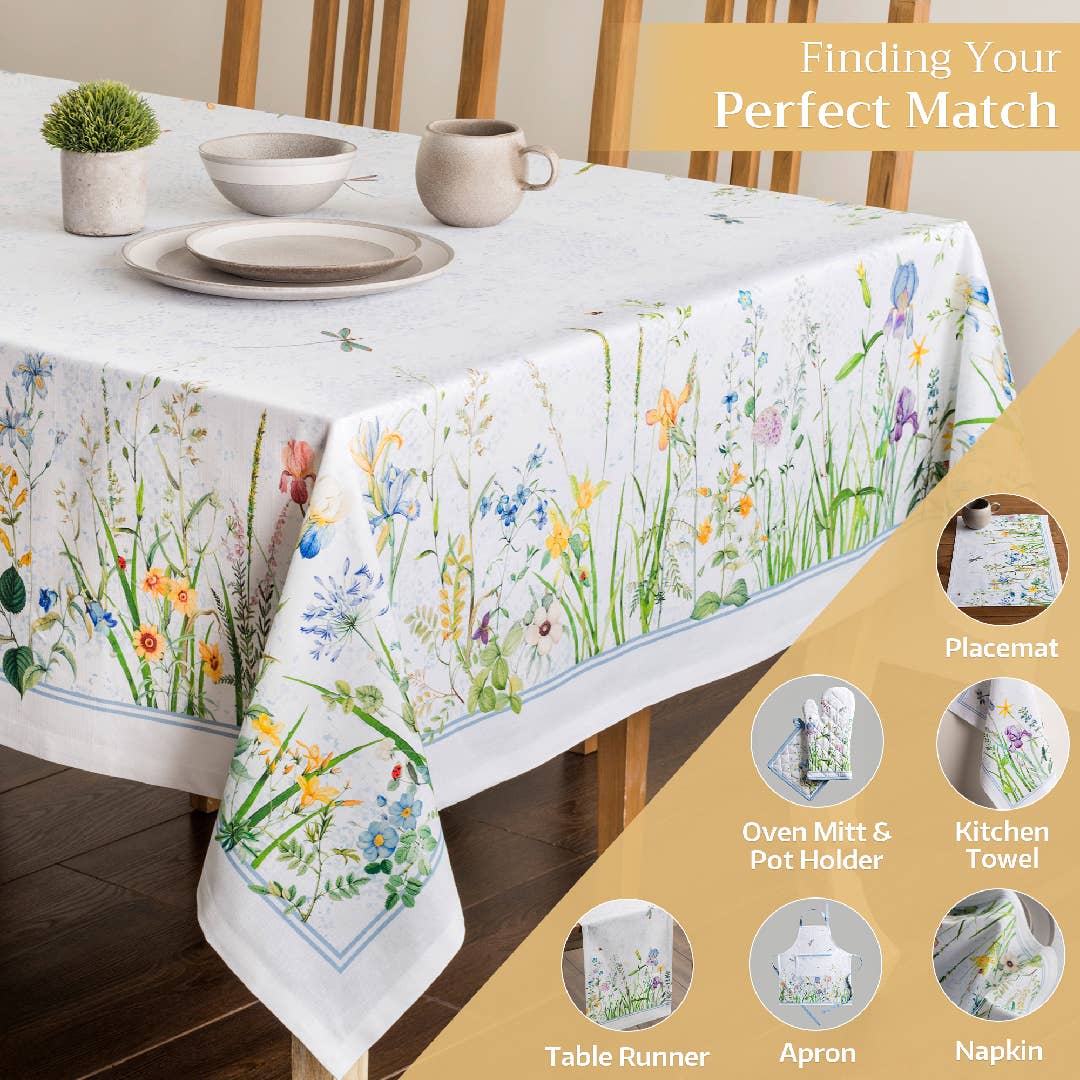 Fleurs De Mai Tablecloth (Various Sizes) | Maison d'Hermine