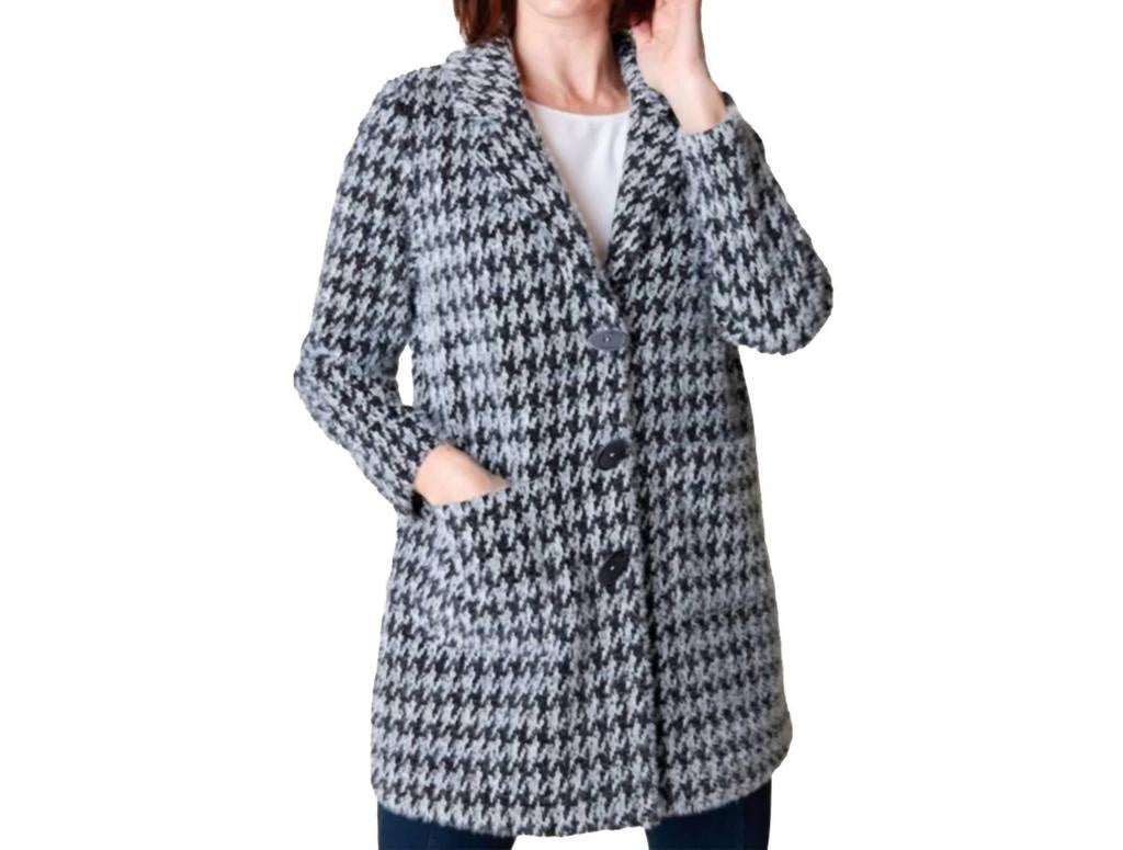 Houndstooth Car Coat | Habitat Clothing