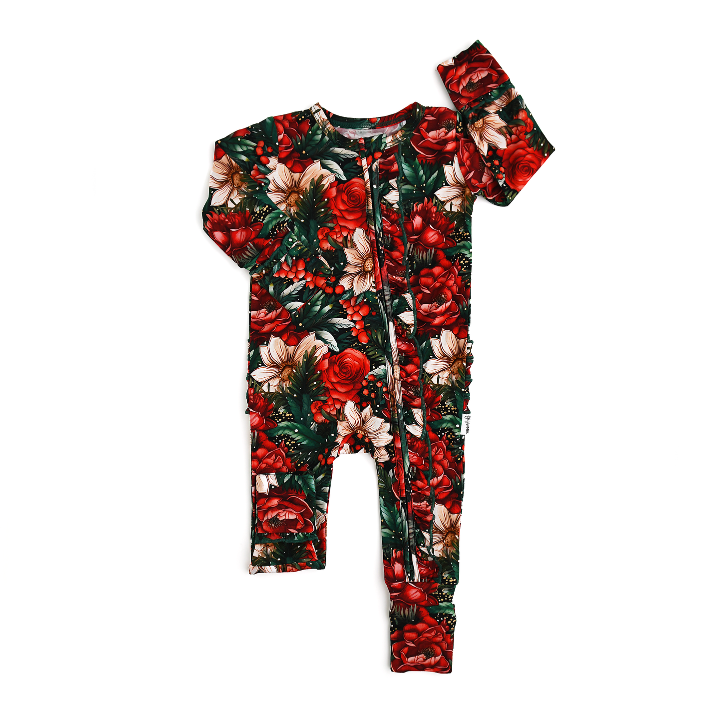 Gloria Ruffle Bamboo Romper | Gigi & Max