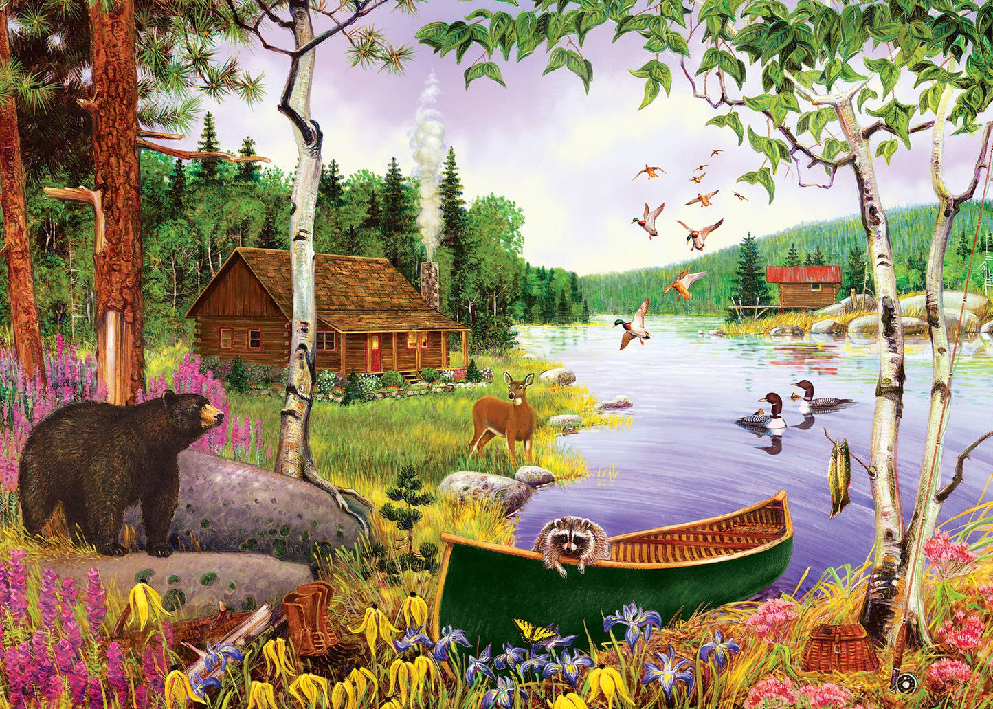 Bear Lake 35pc Tray Puzzle | Cobble Hill Puzzles