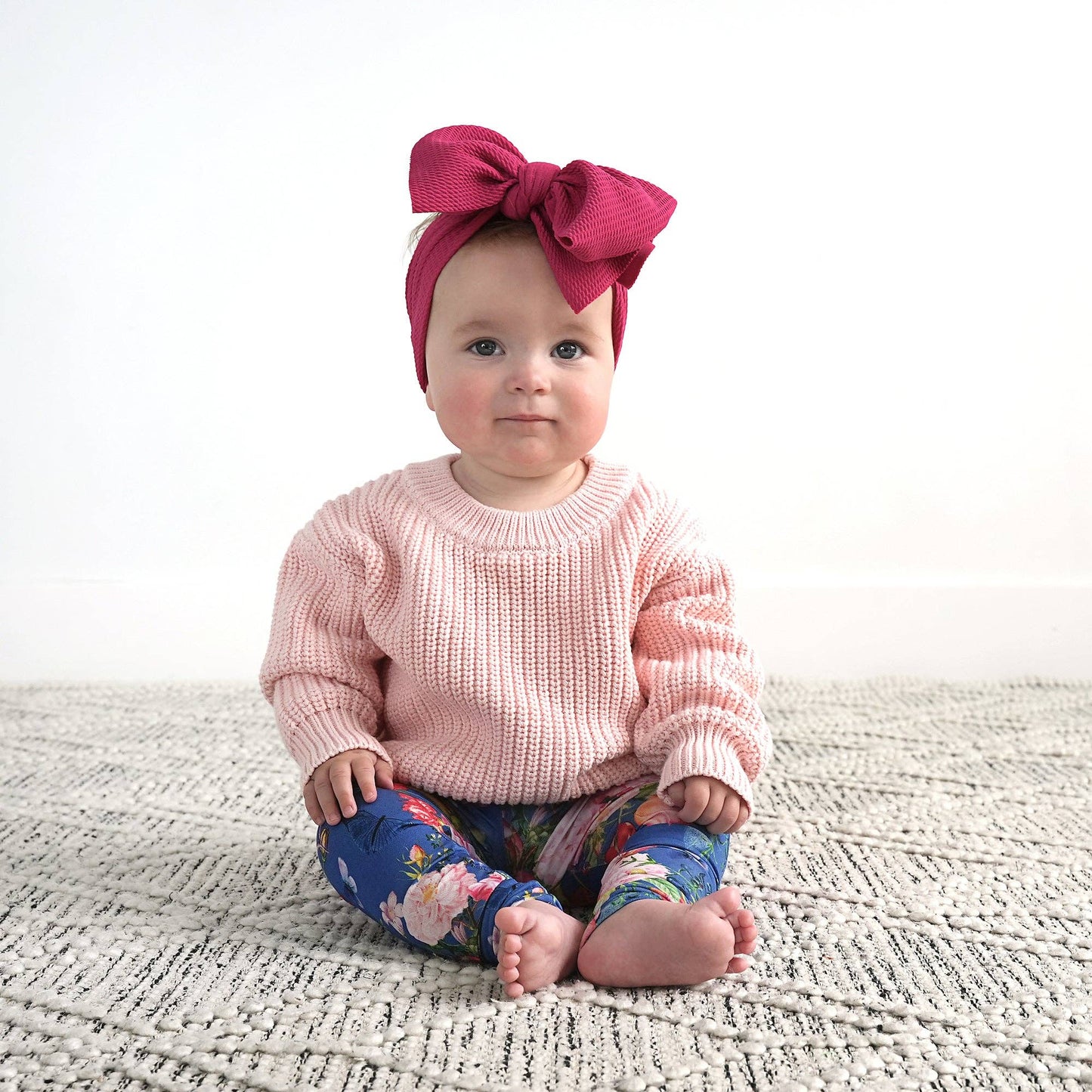 Light Pink Knit Sweater | Gigi & Max