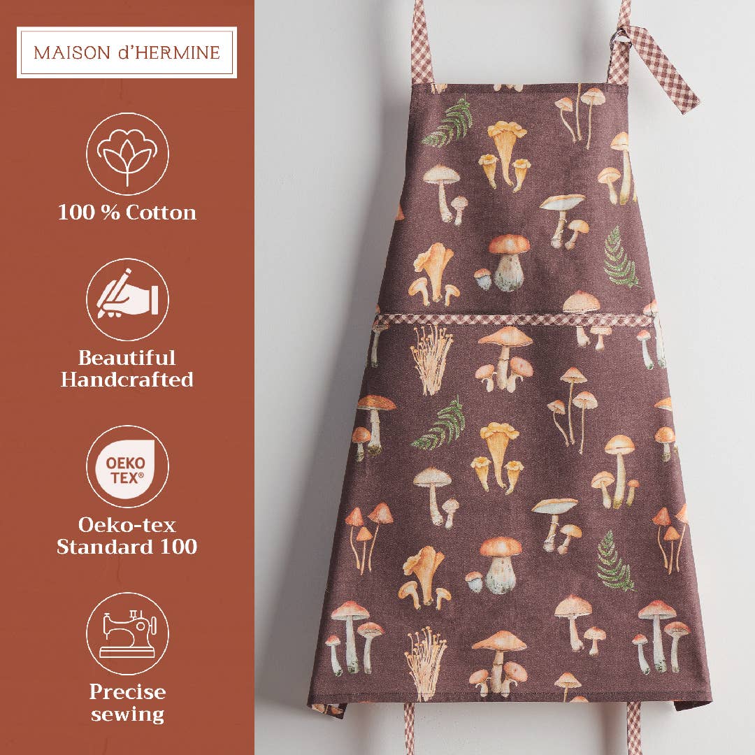 Foods From The Woods Apron | Maison d'Hermine