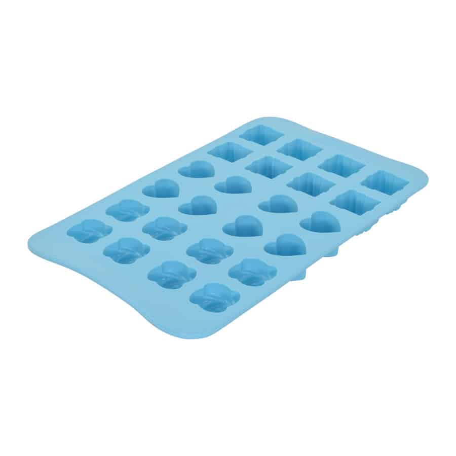 Present, Heart and Rose Silicone Candy Mold | R&M International