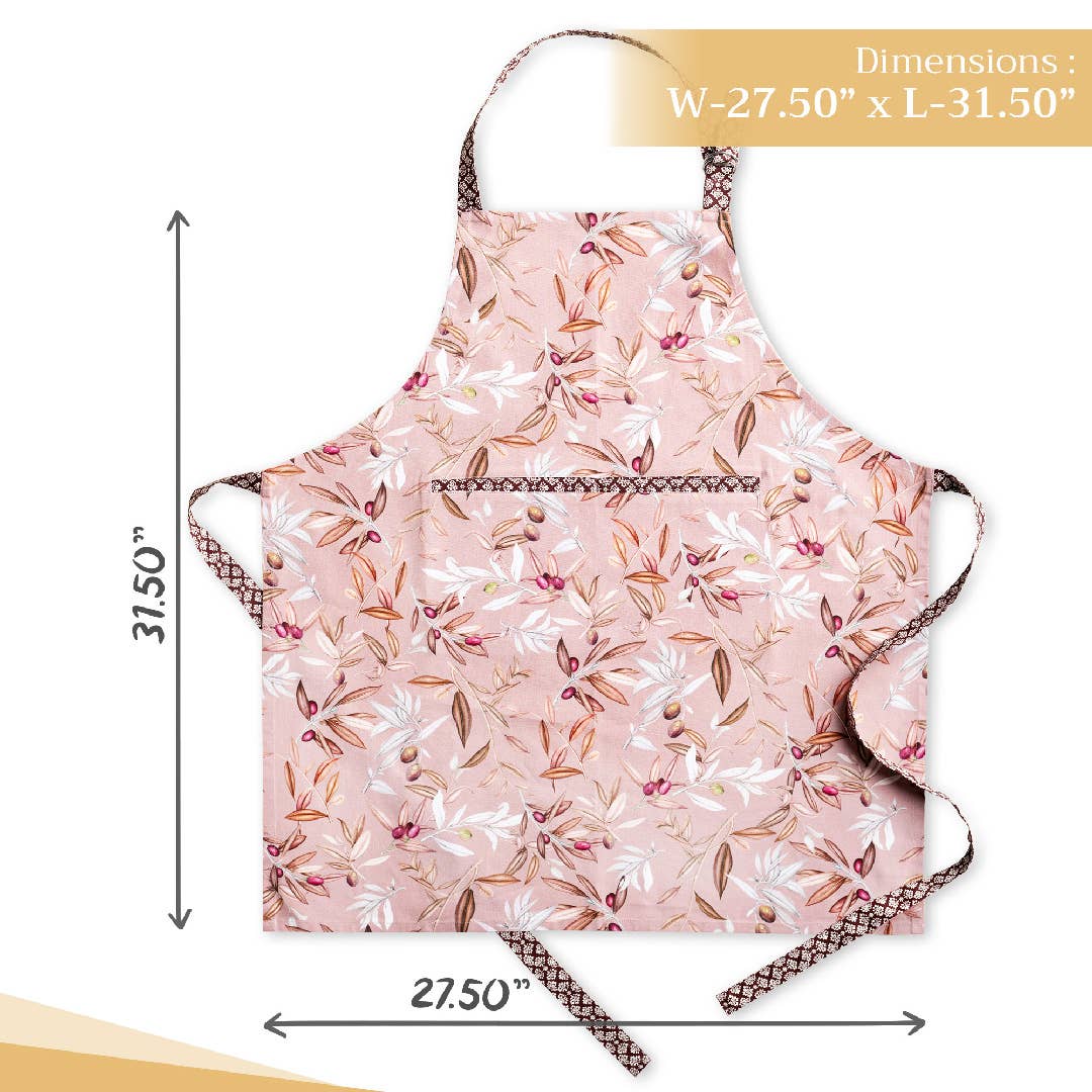 Nyons Cotton Apron | Maison d'Hermine