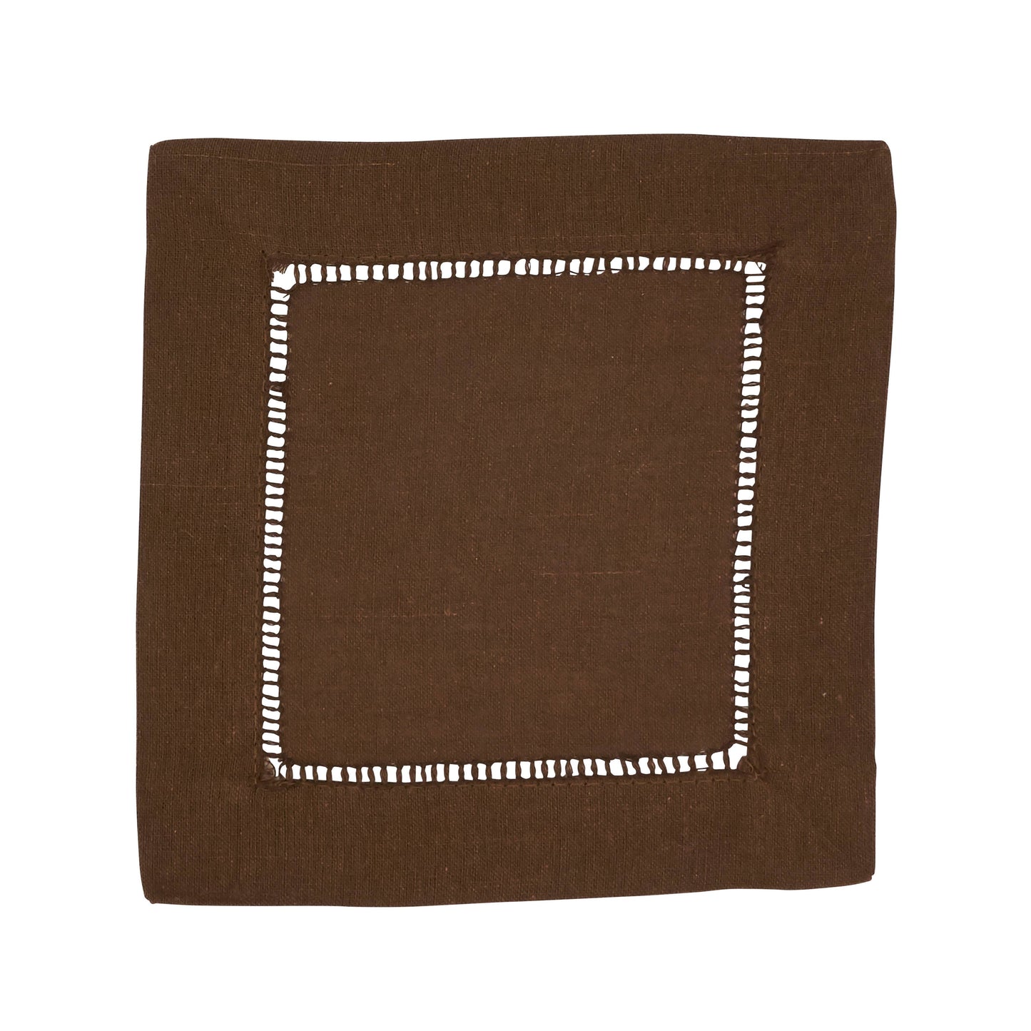 Hemstitched Cloth Cocktail Napkin | Saro Lifestyle