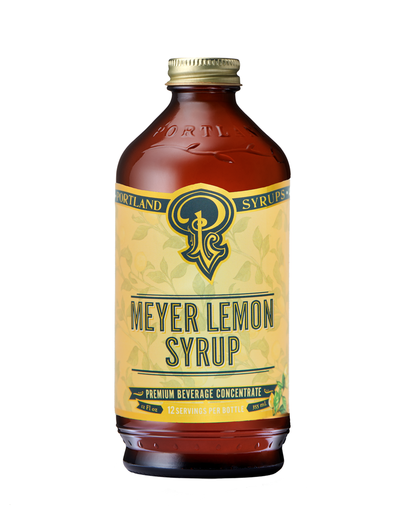 Meyer Lemon Simple Syrup - 12oz | Portland Syrups