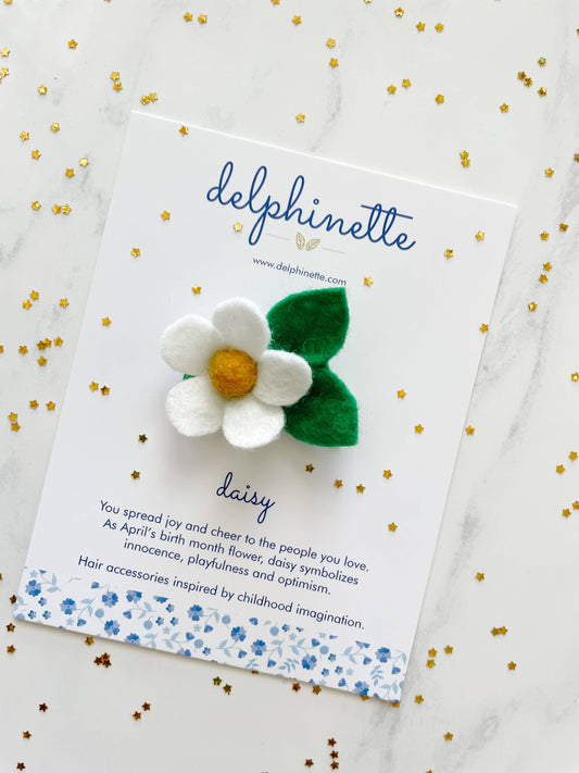 Daisy Hair Clip l Delphinette