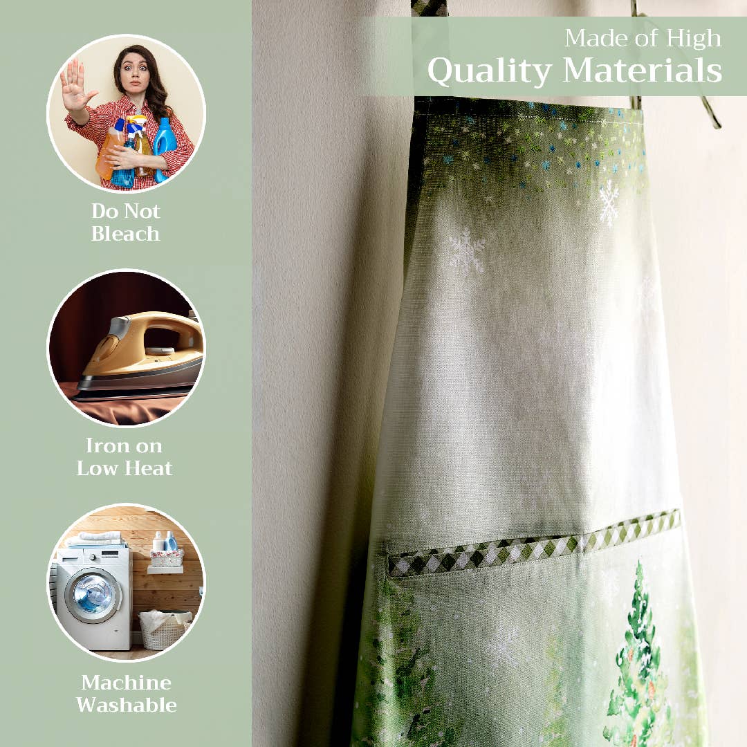 Winter Mornings Cotton Apron | Maison d'Hermine