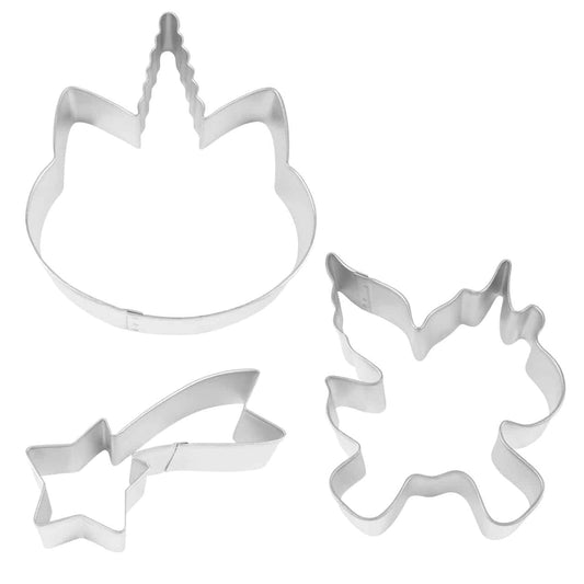 Unicorn Magic 3 PC Cookie Cutter Set | R&M International