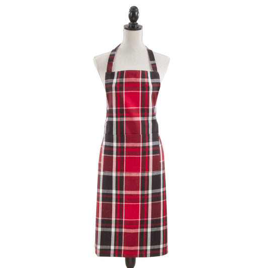 Plaid Apron (Various Colors) | Saro Lifestyle