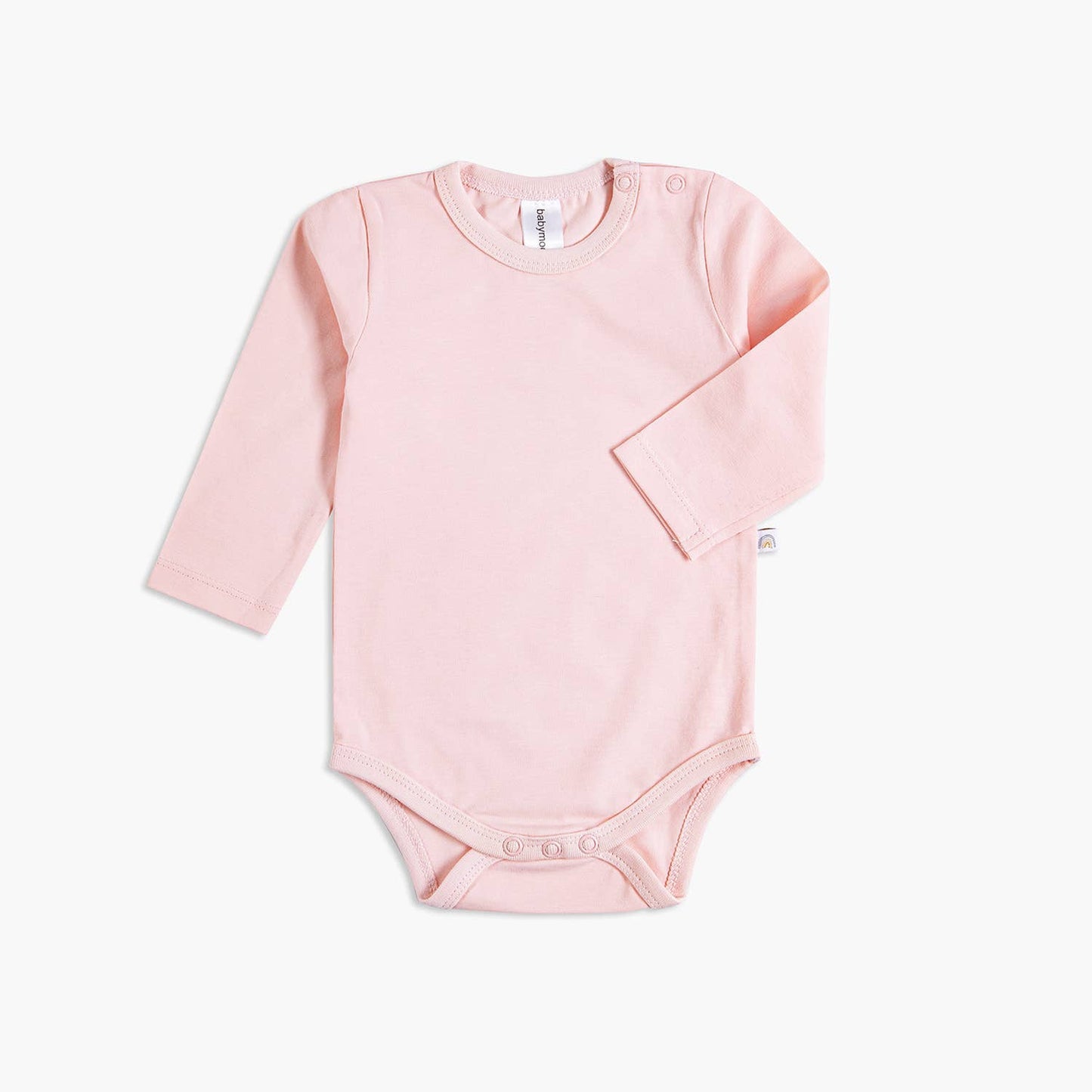 Light Pink Organic Bodysuit | Babymood Norway
