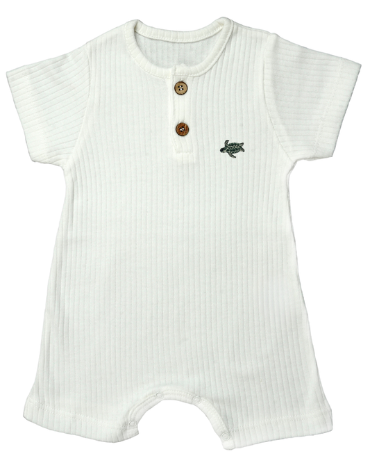 Sea Animals Embroidered Romper | Himmelberg Baby