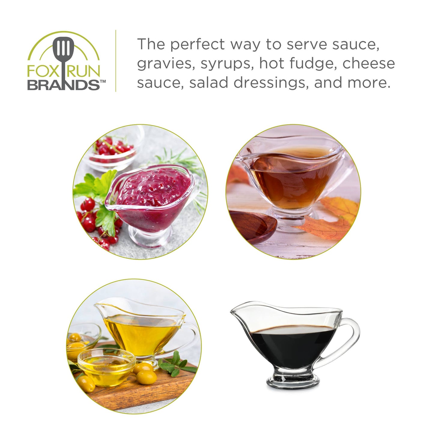 Glass Gravy Dish With Handle | Fox Run Brands