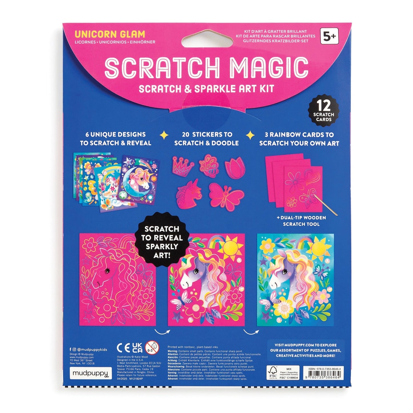 Unicorn Glam Scratch Magic | Mudpuppy