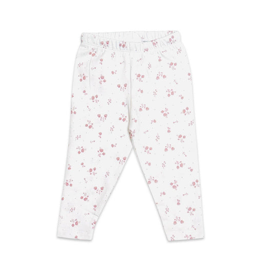 Delicate Floral Organic Leggings | Viverano Organics