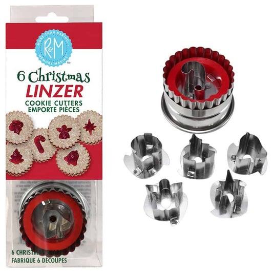 Christmas Linzer Cookie Cutter Set | R&M International