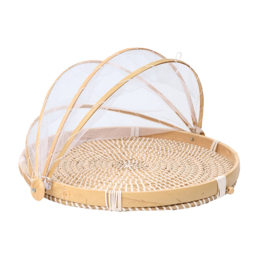 Sintra Seagrass Tray with Food Cover - Natural | Dexam