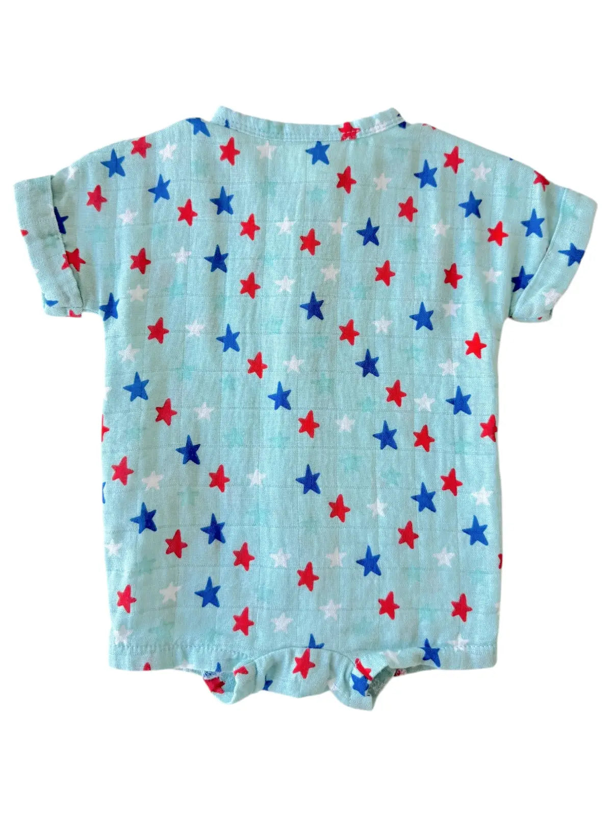 Blue Splendid Stars Muslin Shortall | Siix Collection