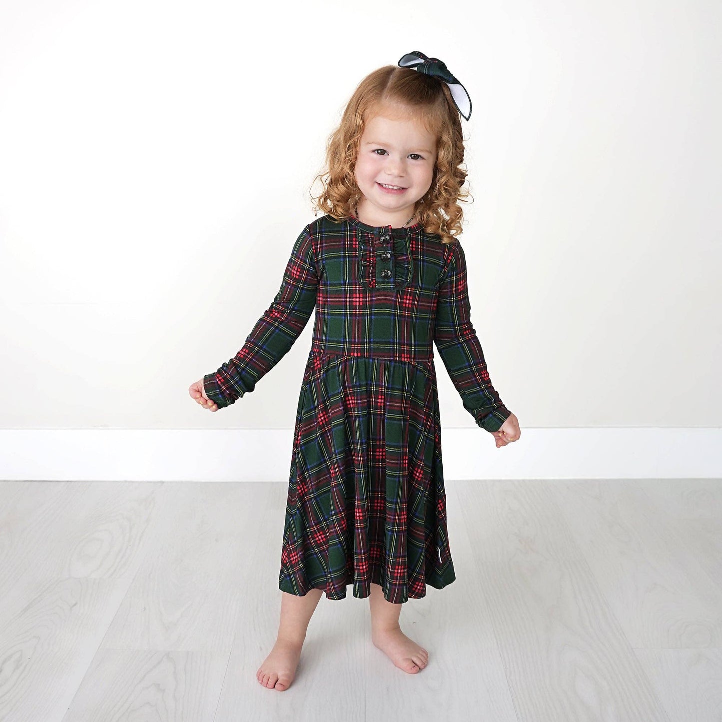 Kane Tartan Bamboo Dress | Gigi & Max