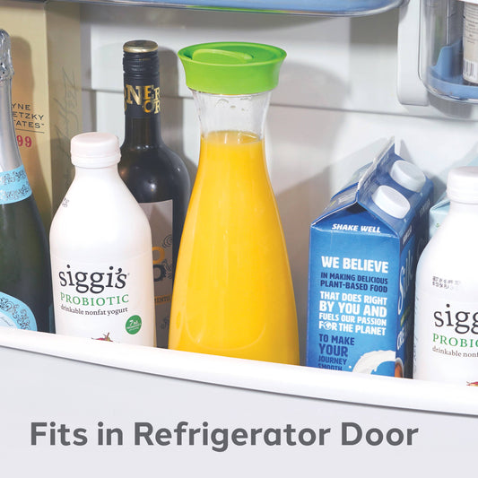 Juice Jar w/ Flip-Open Lid (1.6 lt, 54 oz) - Blush Tint | Oggi