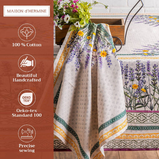 Fanny Lavender Cloth Napkins - Set Of 4 | Maison d'Hermine