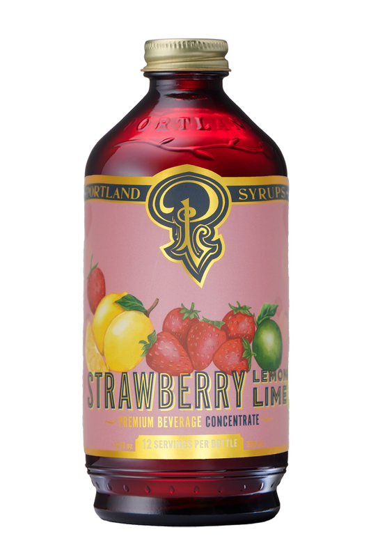 Strawberry Lemon Lime Simple Syrup - 12 oz | Portland Syrups
