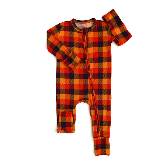 Cedar Zip Bamboo Romper | Gigi & Max
