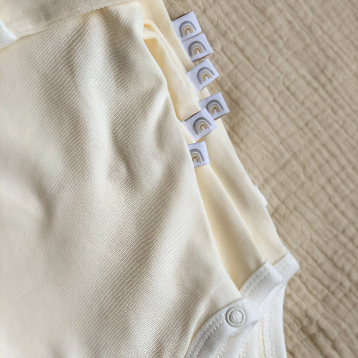 Ecru Organic Bodysuit | Babymood Norway