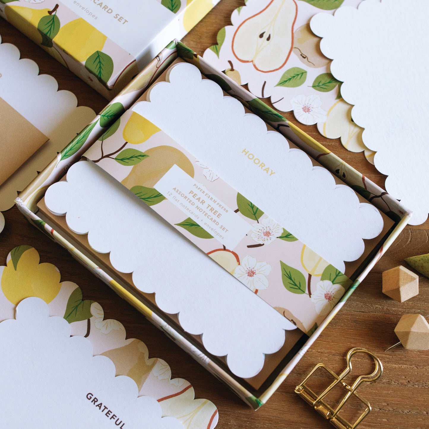 Pear Tree Notecard Set | Paper Farm Press