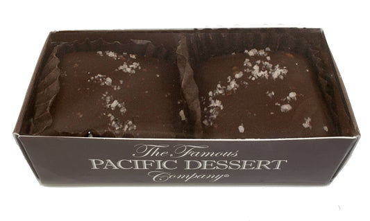 2-Piece Dark Chocolate Salted Caramels | World Wide Gourmet Foods