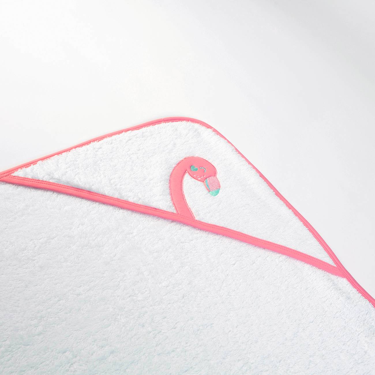 Hooded Towel (Pink Flamingo) | FS Baby