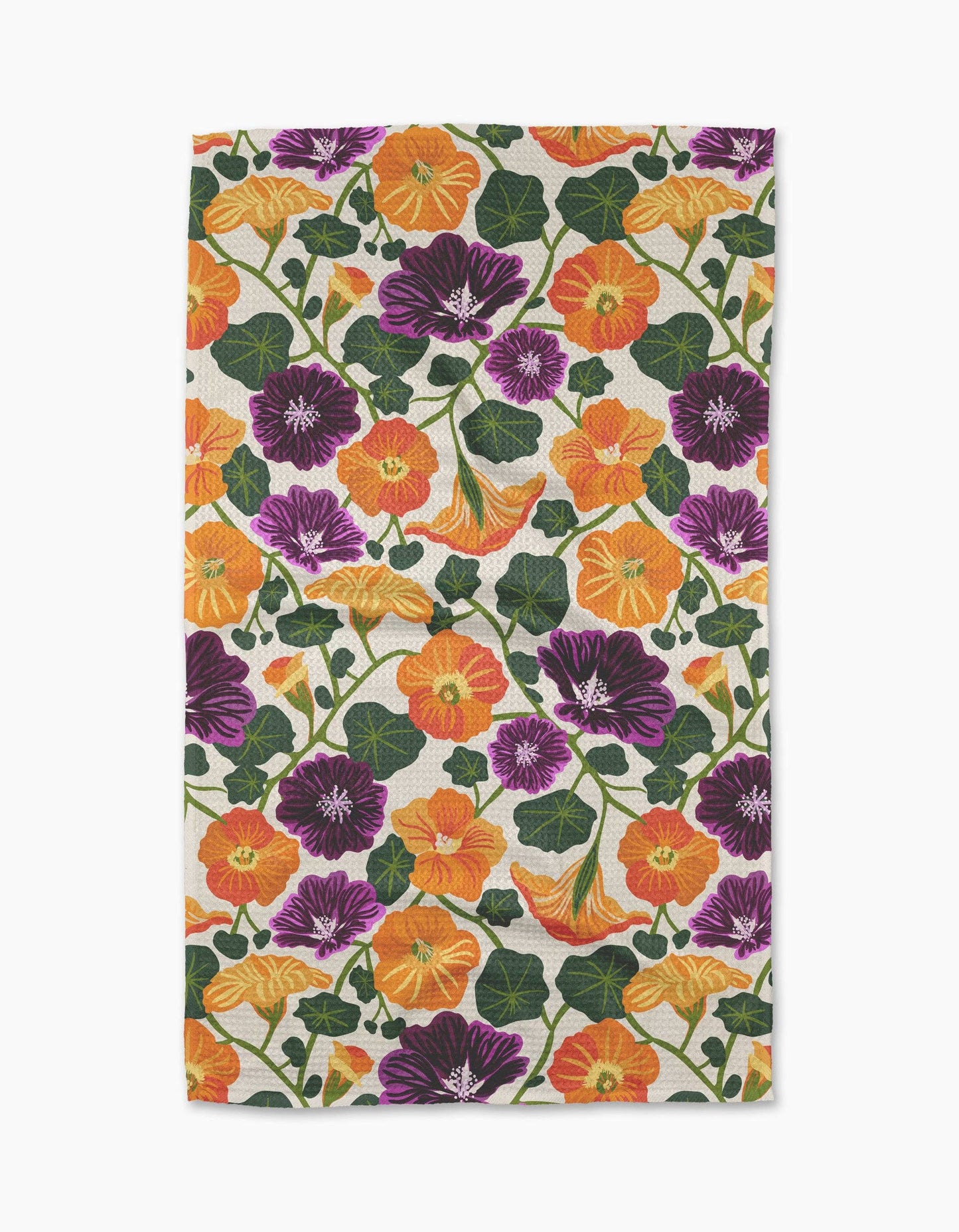 Nasturtium Garden Tea Towel | Geometry