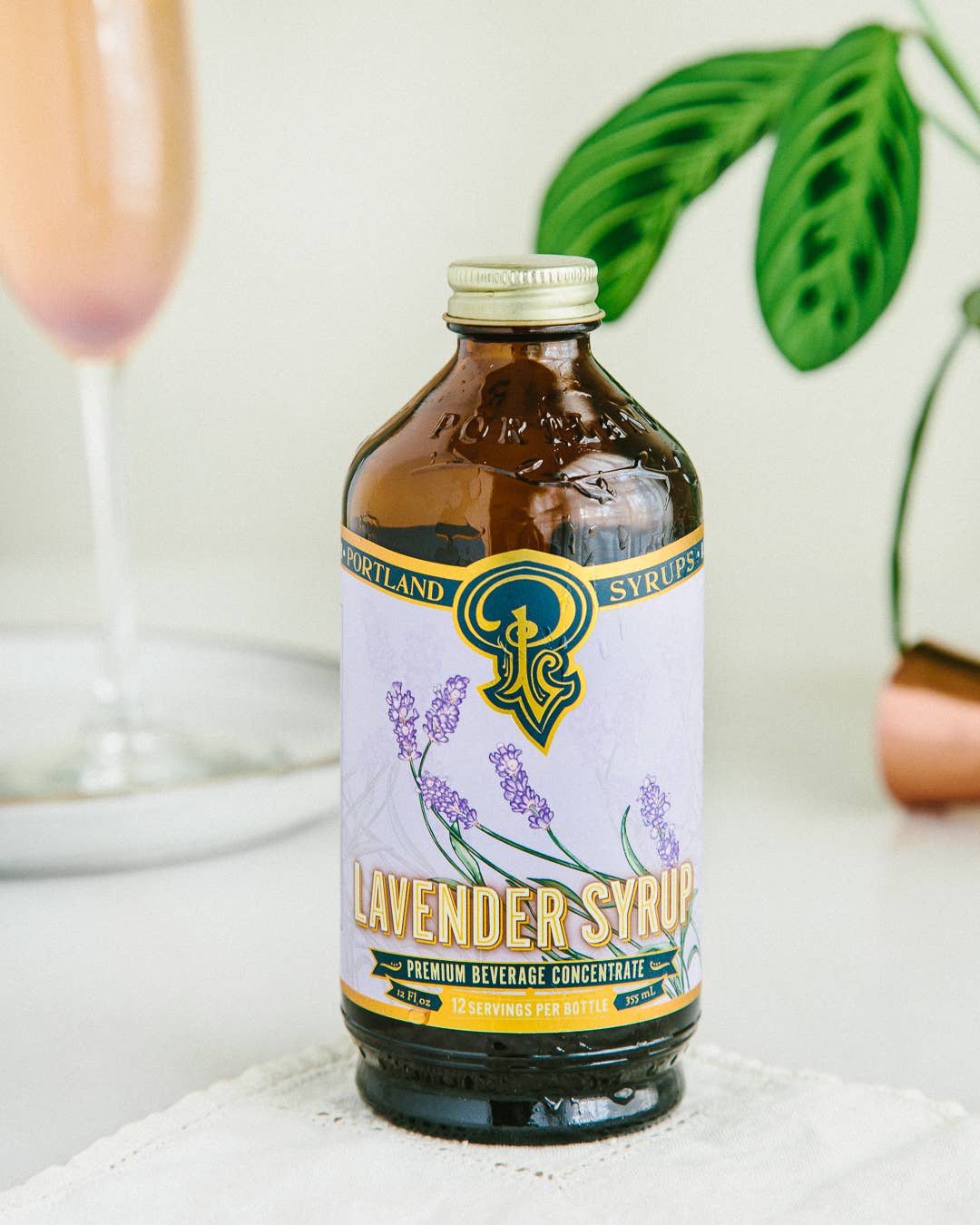 Lavender Simple Syrup - 12oz | Portland Syrups