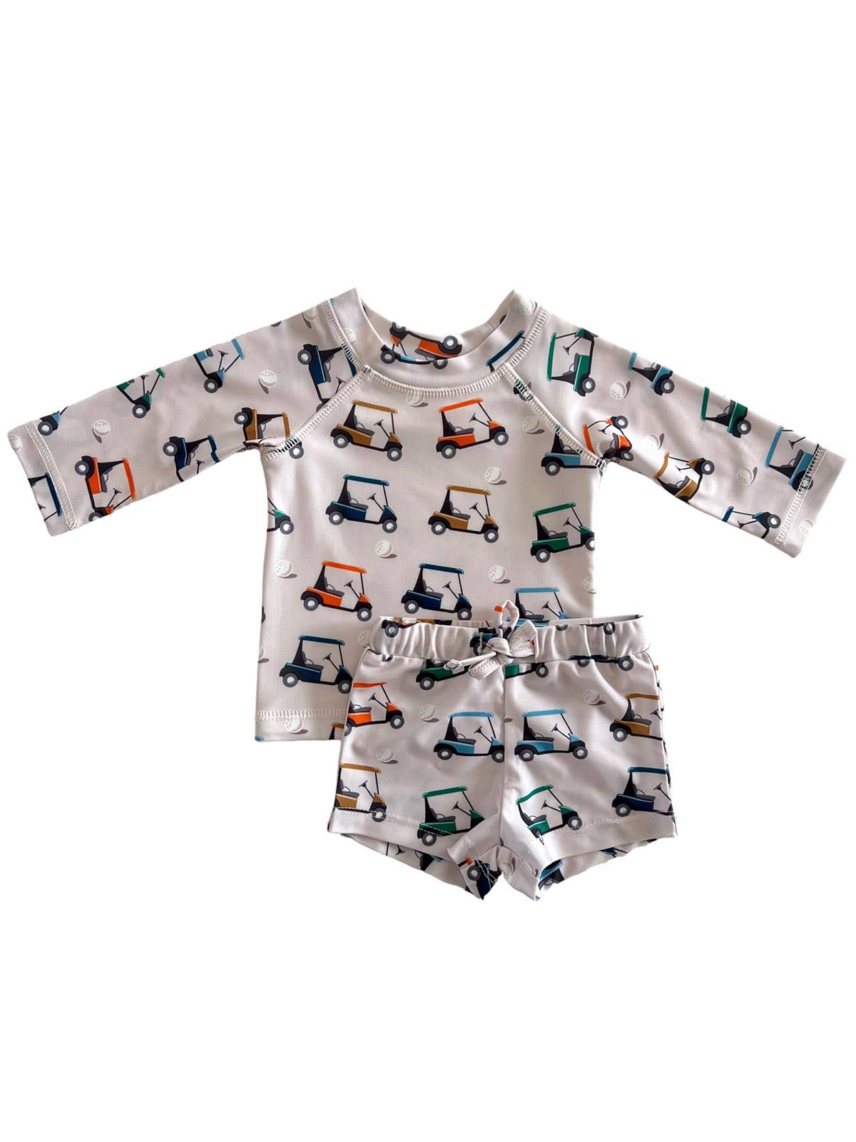 Golf Cart Rashguard Swim Set | Siix Collection