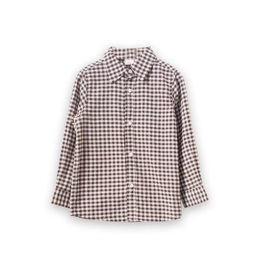 Collar Shirt - Walnut Check | Beet World