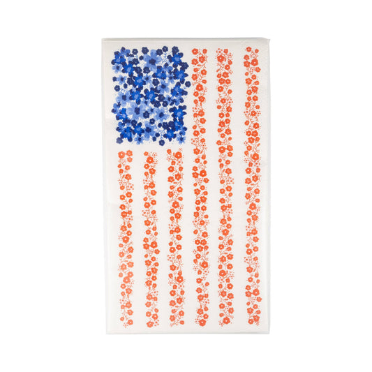 Floral Flag Guest Napkin | My Mind's Eye