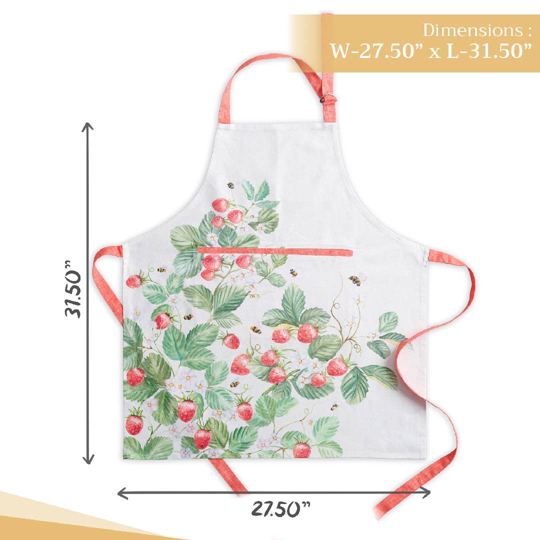 Strawberry Summer Apron | Maison d'Hermine
