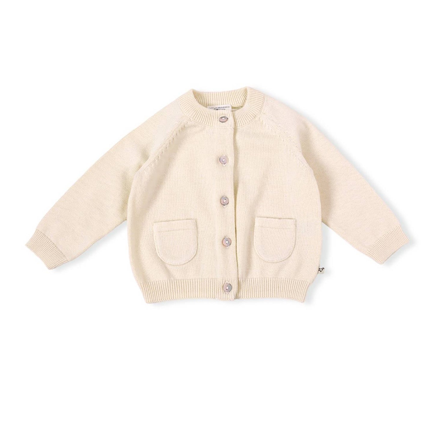 Milan Pastel Organic Cardigan | Viverano Organics
