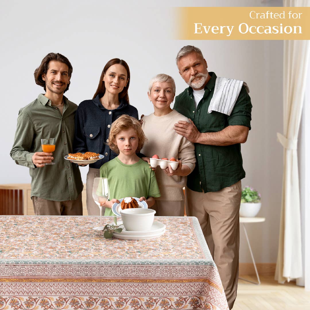 Nila Cotton Tablecloth (Various Sizes) | Maison d'Hermine