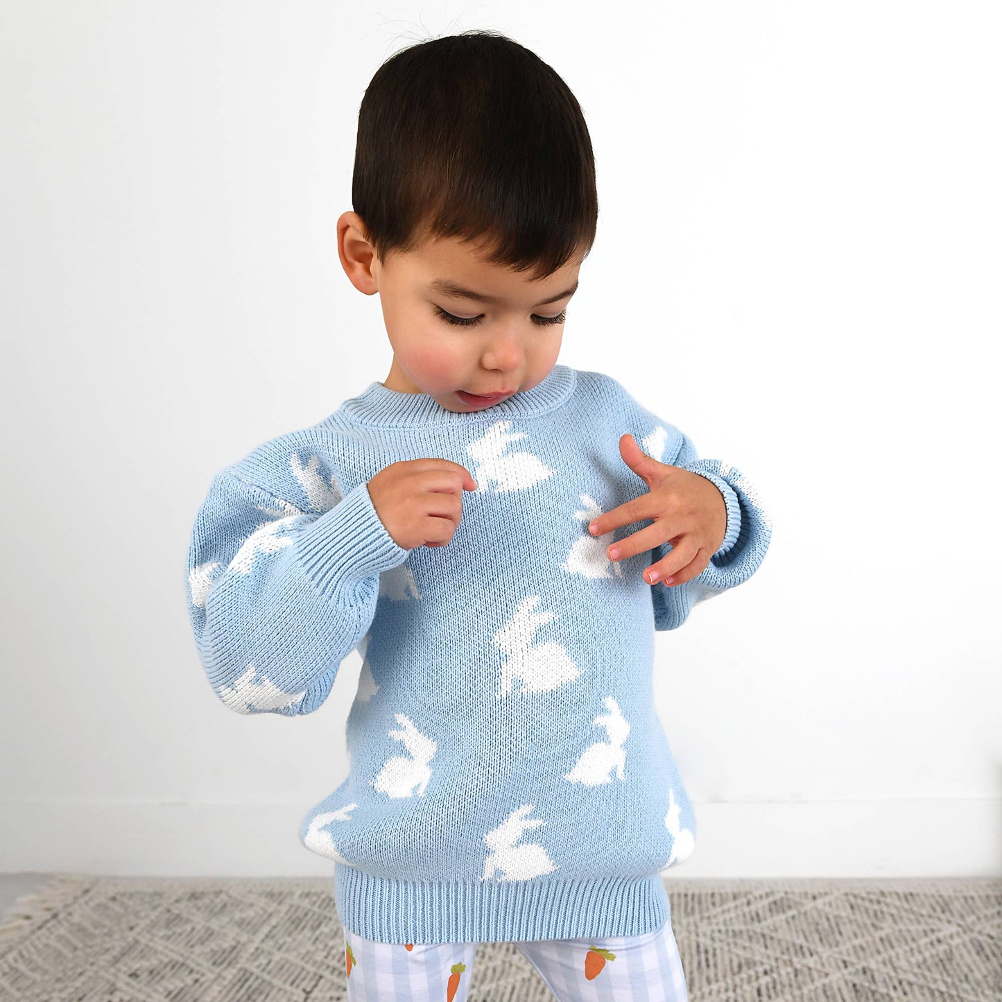 Blue Bunny Sweater | Gigi & Max