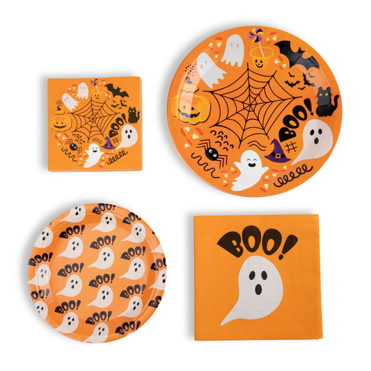 "Spooky Supper" 80 Piece Paper Plate & Napkin Set | Fabuplates