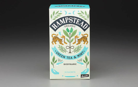 Organic Green Tea & Mint (20 Teabags) | Hampstead Tea