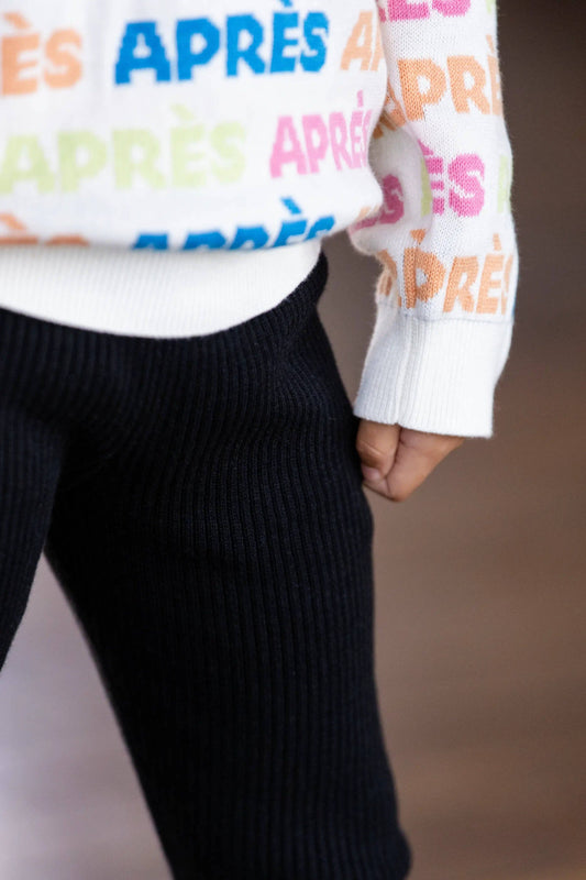 Cozy Black Leggings | Monica + Andy