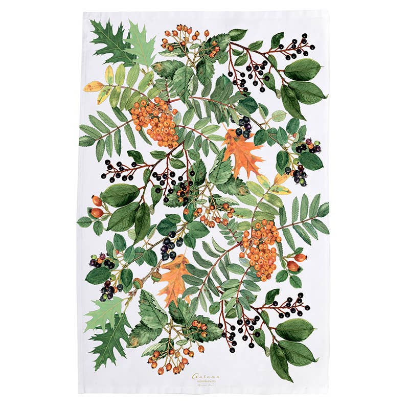 Autumn Organic Cotton Tea Towel | Koustrup & Co
