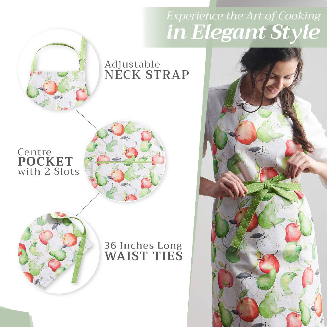 Apples & Pears Apron | Maison d'Hermine