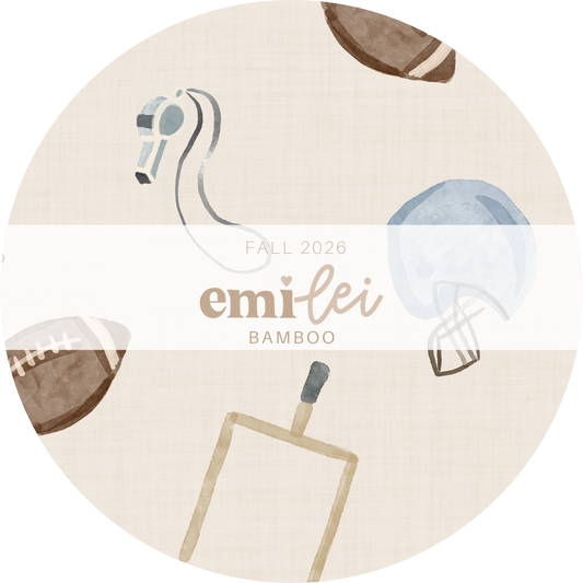 Blue Football Two Piece Toddler Set | Emi Lei