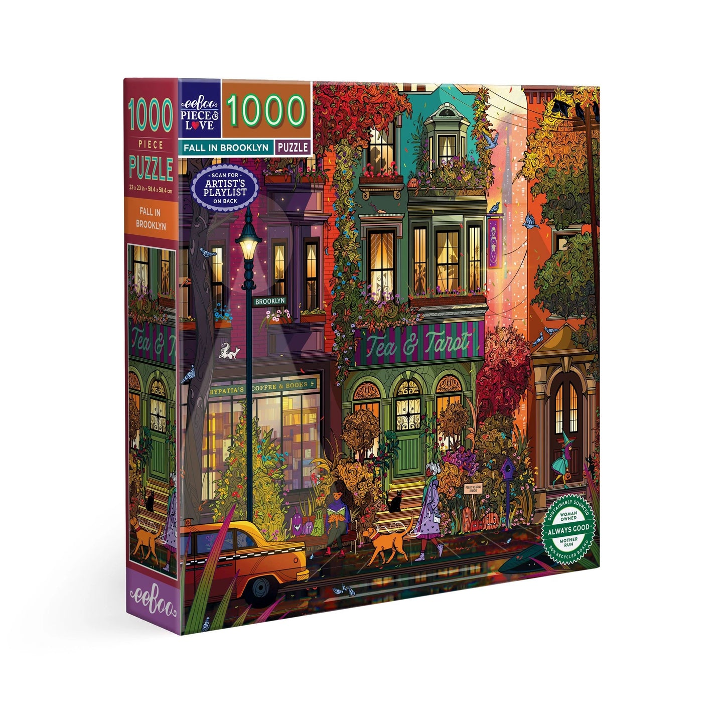 Fall in Brooklyn Puzzle (1000 Piece) | Eeboo