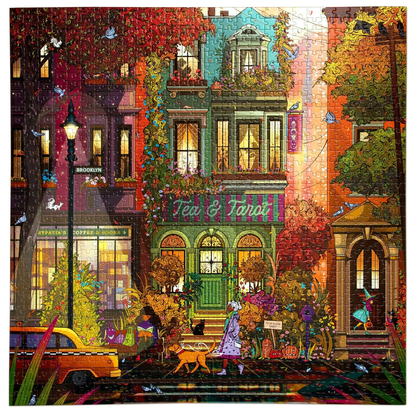 Fall in Brooklyn Puzzle (1000 Piece) | Eeboo