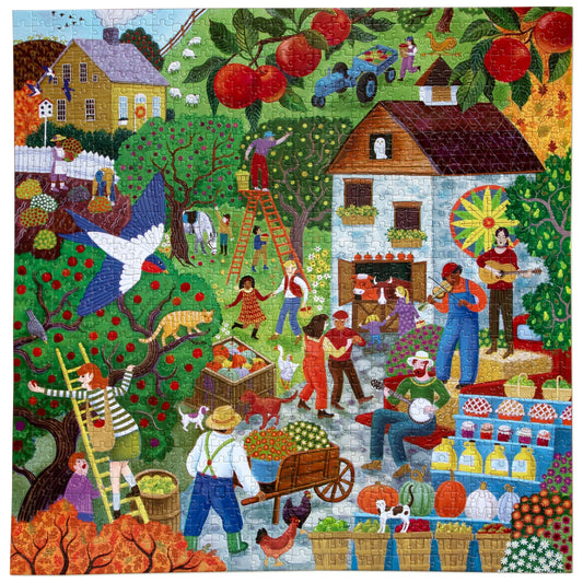 Fall Apple Picking Puzzle (1000 Piece) | Eeboo